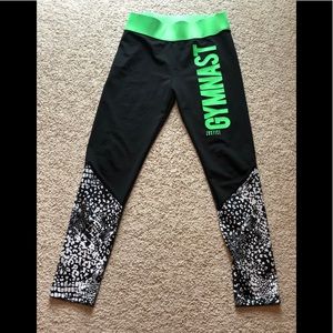 Justice girls gymnast leggings